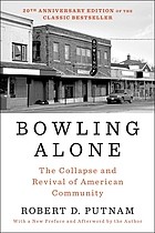 Cover of Bowling Alone, showing a small-town main street